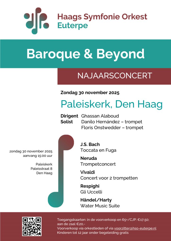 Najaarsconcert 2025 Haags Symfonie Orkest Euterpe
